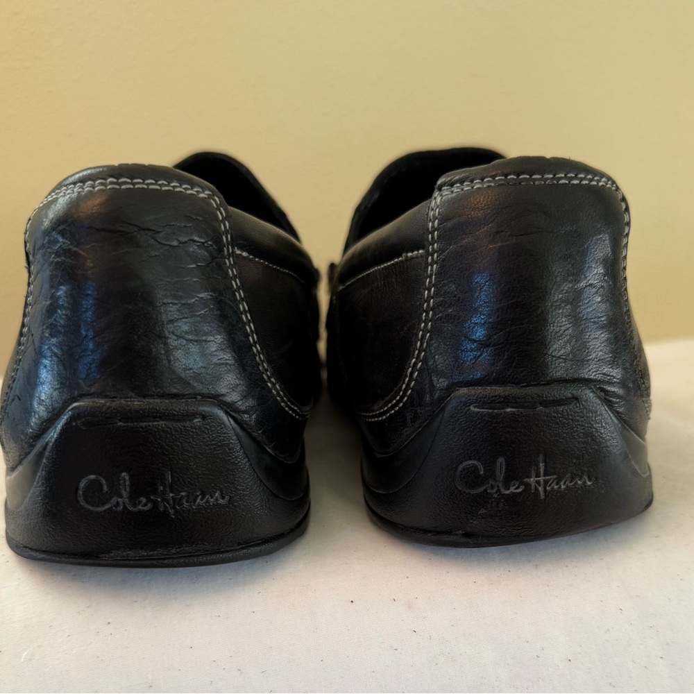 Cole Haan Men’s Black Leather Loafers, GUC, Size 11 - Picture 3 of 8